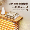 Warmwasser-Heizkörper mit integrierter Holzbank