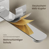 Wandarmatur mit Einhebelmischer und ultraflachem Auslaufdesign