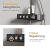 Duschsäule mit Thermostat, Regendusche & einstellbarem Wasserdurchfluss