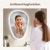 Beleuchteter Badspiegel mit Antibeschlag, 3 Lichtfarben & Memory-Funktion