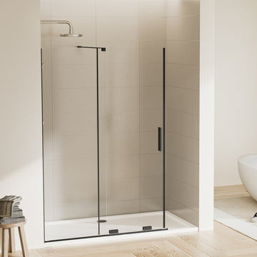 Duschkabine mit Schiebetür aus 8 mm Sicherheitsglas, 195 cm hoch