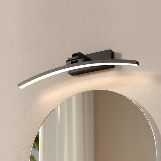 LED Spiegelleuchte mit 360° drehbaren Köpfen & warmweißem Licht, IP21