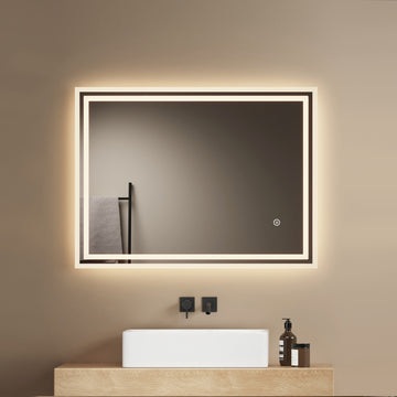 Rechteckiger LED-Badspiegel