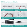 LED-Spiegelleuchte mit 200° Drehfunktion & 2 Lichtfarben