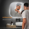 LED-Badezimmerspiegel mit 3 Lichtfarben & Memory-Funktion, rahmenloses Softcube-Design