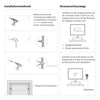EMKE LM08 LED Badspiegel Installationsmethode