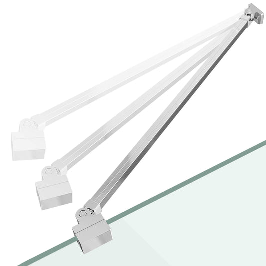 Duschwand-Stabilisator mit 180° Drehgelenk, ausziehbar bis 500 mm