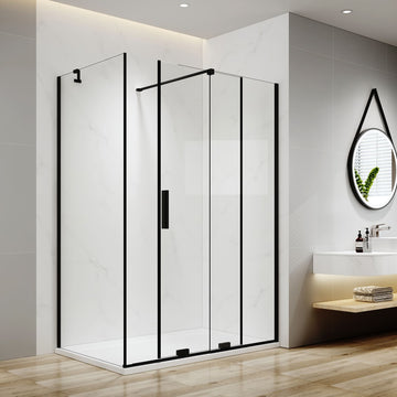 Duschkabine mit Schiebetür und Nano-Beschichtung