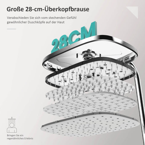 EMKE Duschsystem Duschgarnitur „F06