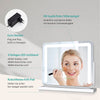 EMKE Kosmetikspiegel „CM08“ mit Beleuchtung, 3 Lichtfarben, Memory-Funktion, Wandmontage/Standfuß