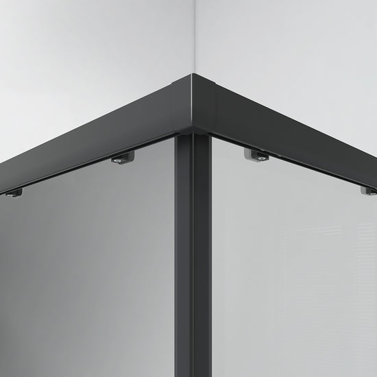 emke tscehb eckdusche pendeltuer schwarz detail