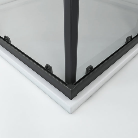 emke tscehb eckdusche pendeltuer schwarz detail