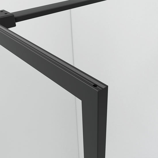 EMKE Walk In Dusche Glas mit 8mm Nano-Beschichtung ESG Klares Sicherheitsglas