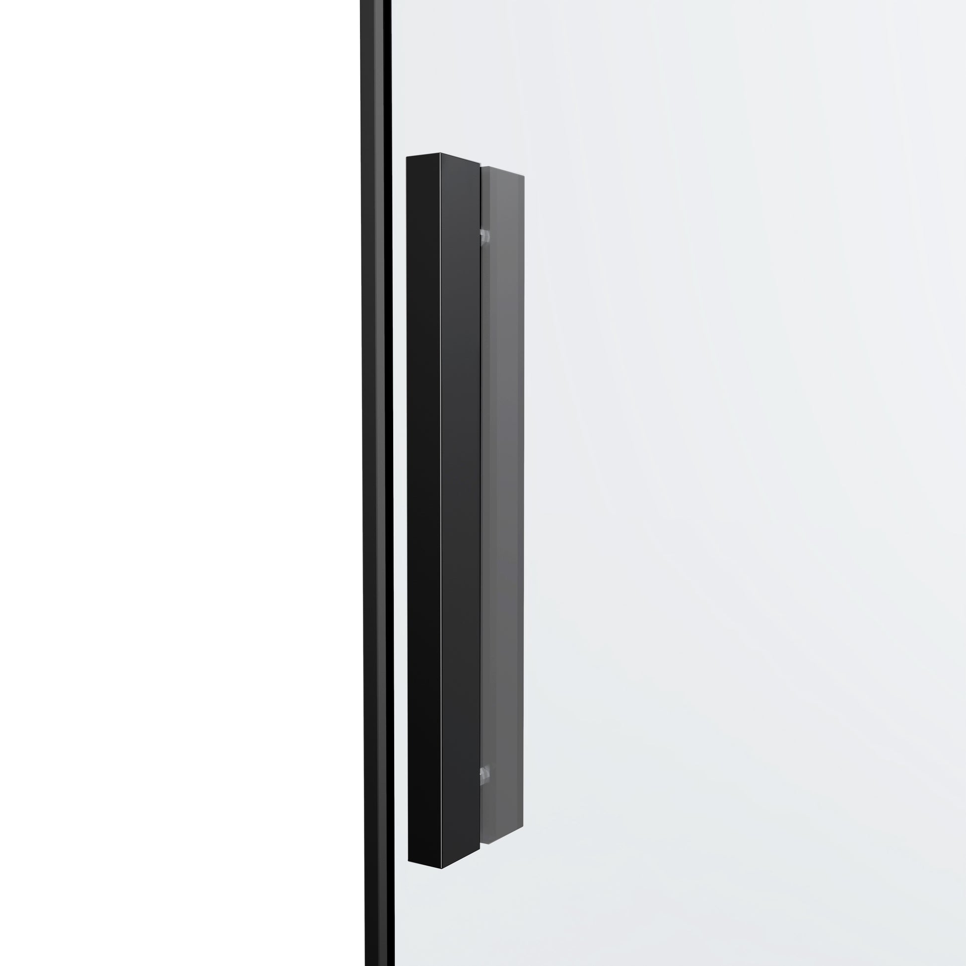 emke walk-in duschwand duschtueren glas schwarz detail