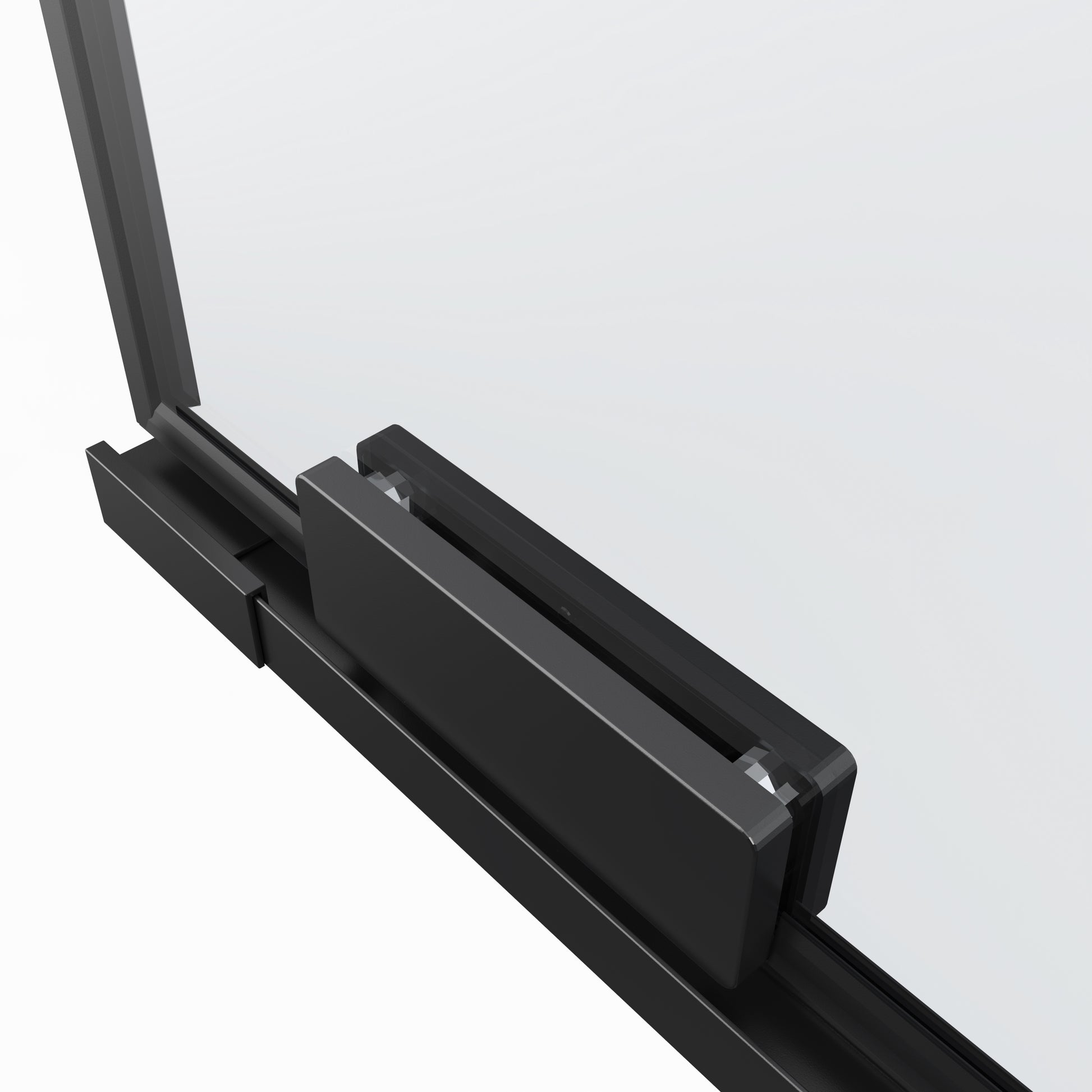 emke walk-in duschwand duschtueren glas schwar zdetail