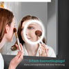lm08 led badspiegel 3-fach kosmetikspiegel