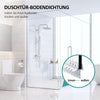 Duschdichtung mit Spritzwasserschutz, passend für 4–6 mm Glas