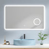 Rahmenloser LED-Spiegel mit Touch‑Bedienung