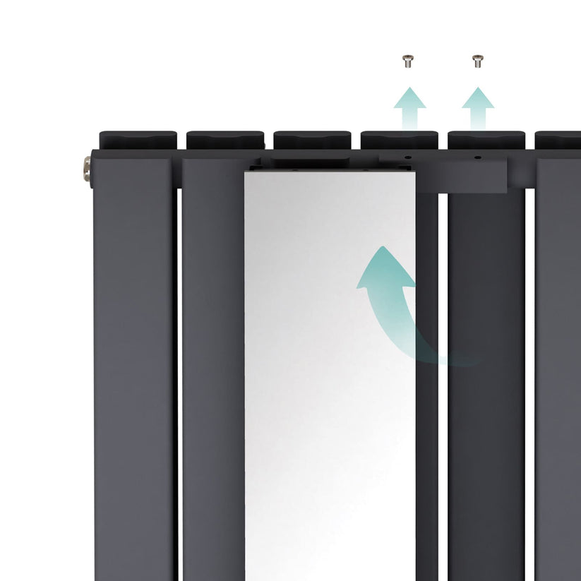 Heizkörper Mirror Flatrad MFR Vertikal - Anthrazit - Bild 15