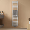 Badheizkörper mit Mittelanschluss zur vertikalen Montage, ideal als Handtuchtrockner