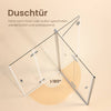 Eck-Duschkabine Folenco FBD+FMP, Höhe 185 cm