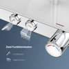 Duschsystem mit Thermostat, Glasablage & umschaltbarer Hand- und Kopfbrause