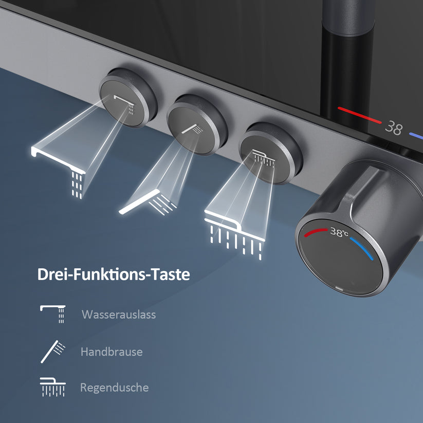 Duschsystem Orbflow F10 - Anthrazit - Bild 8