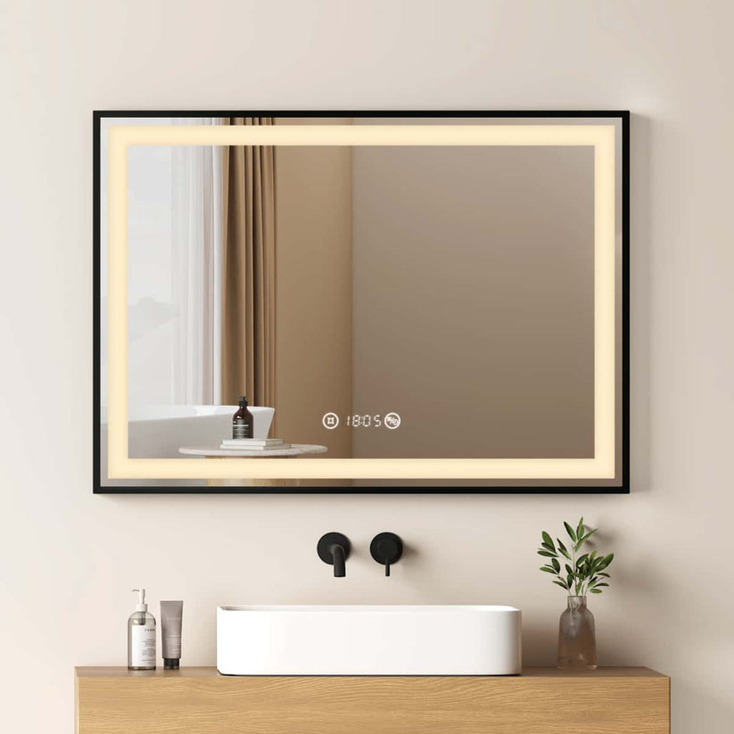 Badezimmerspiegel Frolite LM23 - 70 x 50 x 4 cm - Bild 13