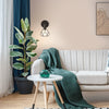 Wandleuchte mit schwenkbarem Leuchtkopf & modernem Hohldesign – 1-flammig, schwarz