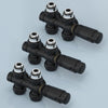Multiblock-Heizkörperventil mit Thermostat, geeignet für G 1/2" & 15 mm Rohre