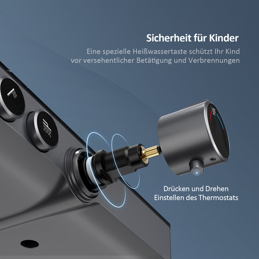 Duschsystem Orbflow F10 - Anthrazit - Bild 11