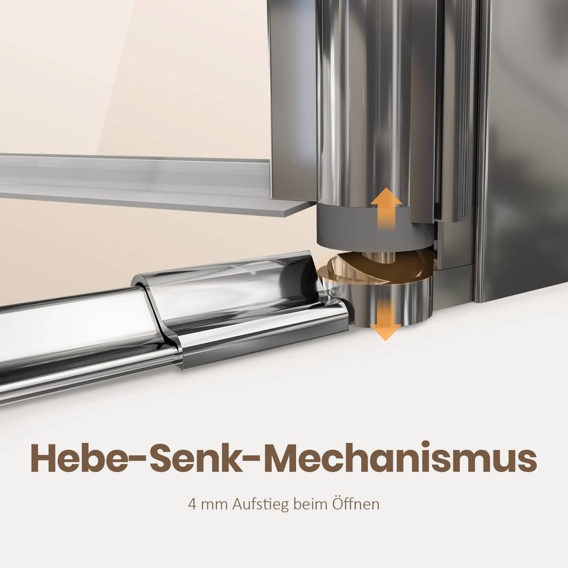 Eck-Duschkabine Folenco FBD+FMP, Höhe 185 cm - Bild 3