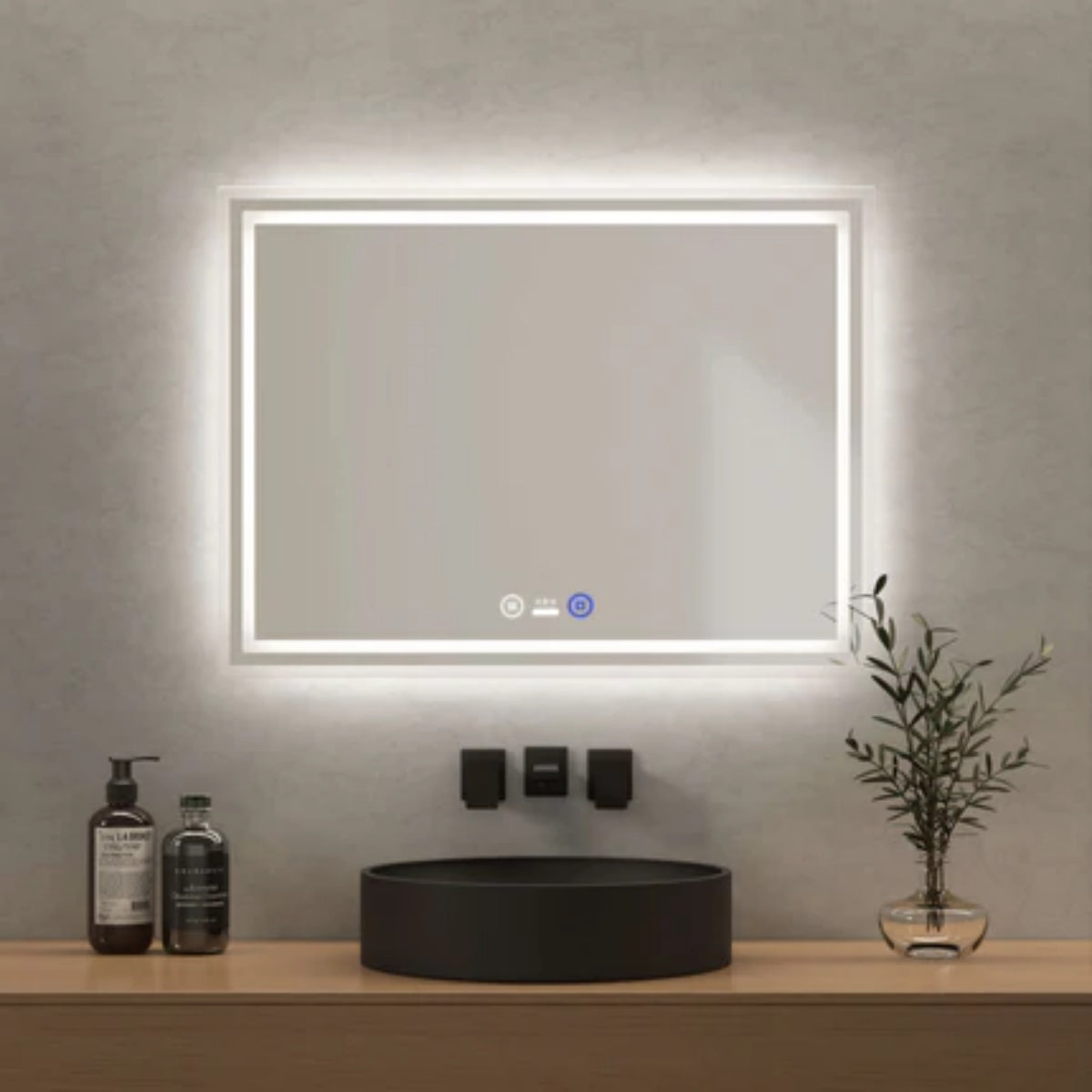 Rechteckiger LED-Badspiegel