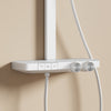 Duschsystem mit Thermostat, Regendusche & einstellbarem Wasserdurchfluss