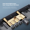 Duschsystem mit Thermostat, Kopf- & Handbrause sowie Glasablage
