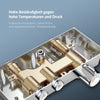 Duschsystem mit Thermostat, Glasablage & umschaltbarer Hand- und Kopfbrause