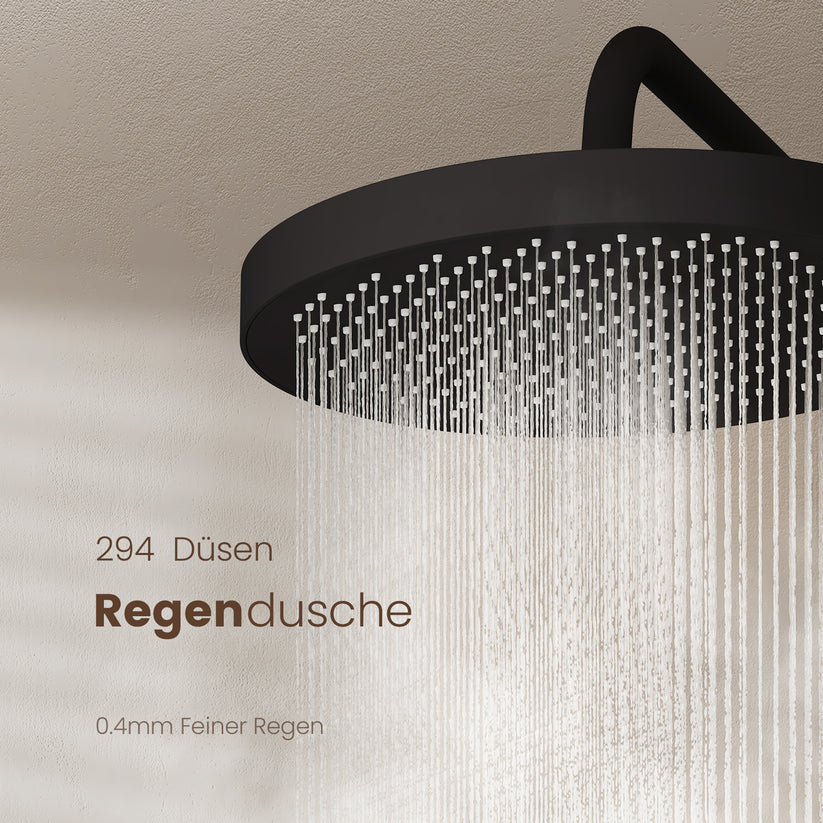 Duschsystem BubbleKids F23 Runde Regendusche - Schwarz - Bild 13
