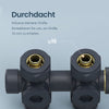 Heizkörperventil mit Thermostat, 7-stufig regelbar, aus Messing