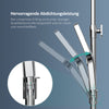 Duschsystem mit Thermostat, Glasablage & umschaltbarer Hand- und Kopfbrause