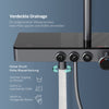 Duschsystem mit Thermostat, Kopf- & Handbrause sowie Glasablage