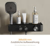 Duschsystem mit Thermostat, Handbrause mit 3 Strahlarten & Wannenumsteller