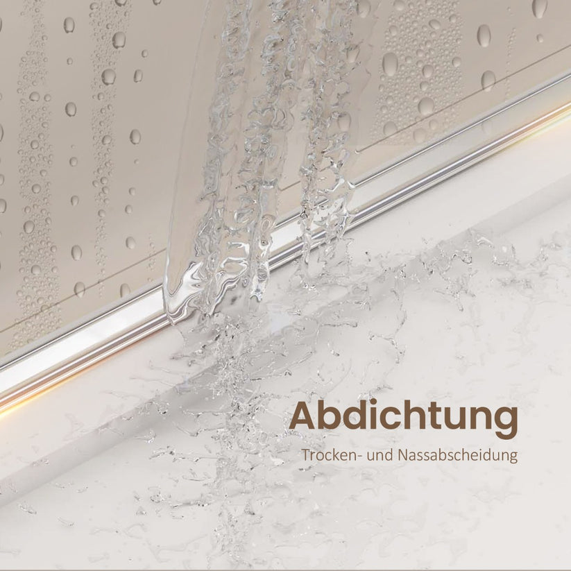 Eck-Duschkabine Pivenco FPD+FS 195cm - 90 x 195 cm / 70 x 195 cm - Bild 4