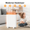 Freistehende elektrische Konvektorheizung mit WiFi-Steuerung & schneller Aufheizung
