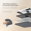 Duschsystem mit Thermostat, Regendusche & Glasablage
