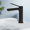 Waschtischarmatur mit abgewinkeltem Griff und wassersparender Funktion