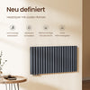 Paneel-Heizkörper mit doppelter Heizfläche zur horizontalen Wandmontage