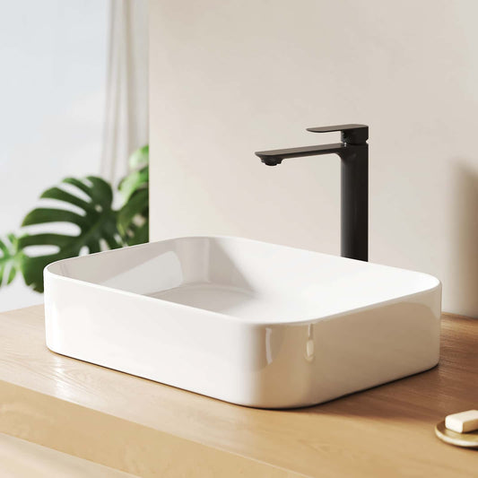 Rechteckiges Aufsatzwaschbecken CB29 mit abgerundeten Ecken