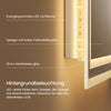 Rechteckiger LED-Badspiegel