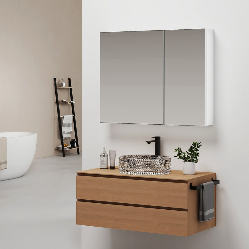 Badezimmer-Spiegelschrank MC9 - 65 × 80 × 14.5 cm - Bild 13