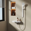 Duschsystem mit Thermostat, Handbrause mit 3 Strahlarten & Wannenumsteller